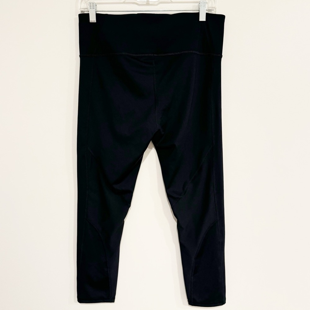 Under Armour | High Waist Leggings Black Mid Calf Length Size Large - Picture 3 of 7